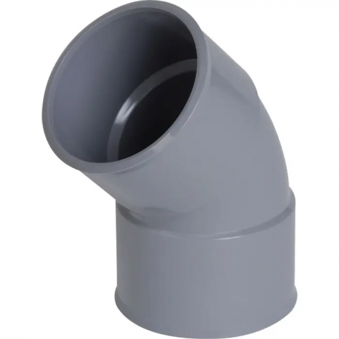 COUDE SIMPLE 45° PVC EU FF A COLLER D 250