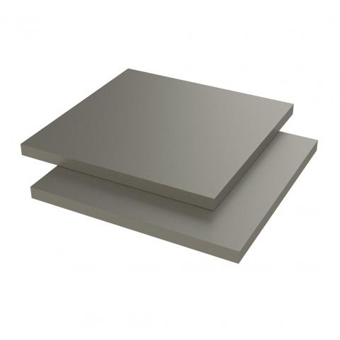 PLAQUE PVCC GRIS 1000x1000 EP 50 mm