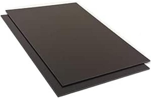 PLAQUE ABS NOIR GRAIN BILLE 2000x1250 EP 3 mm