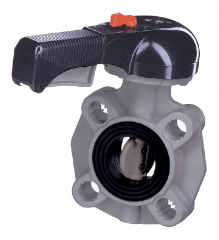 VANNE PAP ABS CORPS PP GR MANCHETTE EDPM CDE MANUELLE A LEVIER DE 063