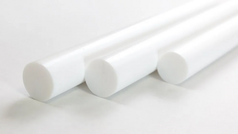 JONC PLEIN PTFE BLANC EXTRUDE D 120 PETITE LONGUEUR JONC PLEIN PTFE BLANC EXTRUDE D 120 PETITE LONGUEUR