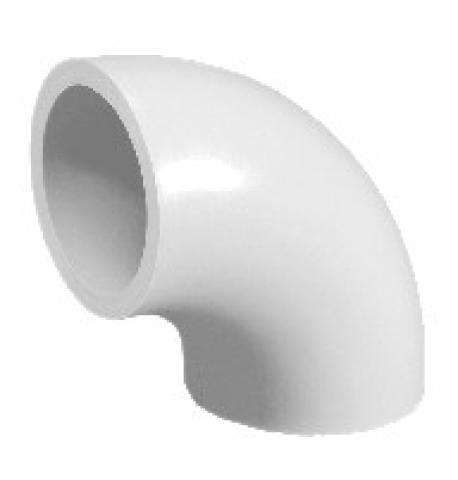 COUDE 90° PVDF BOUT A BOUT HAUTE PURETE SDR 33 PN 10 D 110