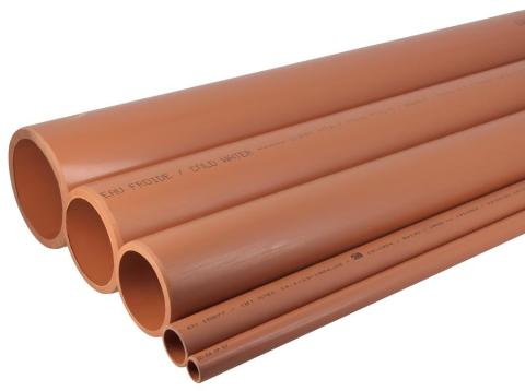 TUBE PVC-C HTA BRUN PN 25 D 012 EP 01.4