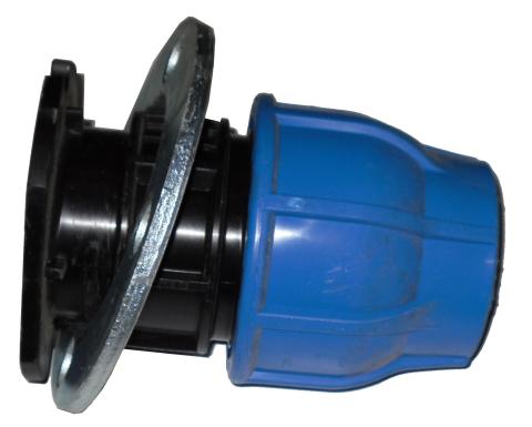 MANCHON MIXTE PP COMPRES. FEMELLE SERRAGE RAPIDE A BRIDE DxDN 050x040